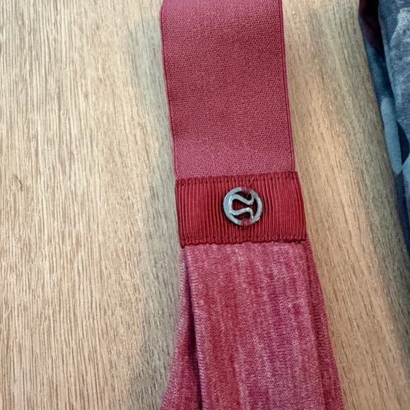 Lululemon LOT of 3 Headbands Purple, Blue, Camo main image 5